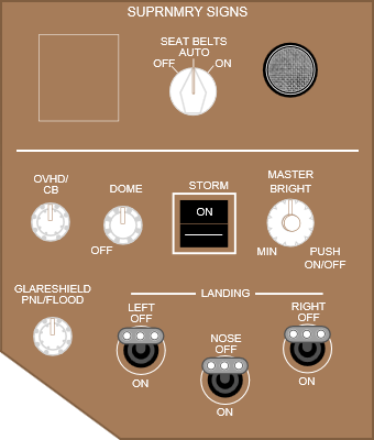 Signs and Lighting Panel